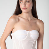 Blush Net Bustier