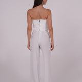 White Ribbon-Flap Top