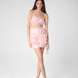 Fuchsia Finesse Skirt & Top
