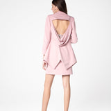 Blush Draped Coat