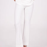Crepe Draped Pants