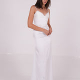 Pleated Bodycon Long Dress