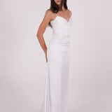 Pleated Bodycon Long Dress