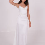 Pleated Bodycon Long Dress