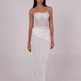 White Lace Corset