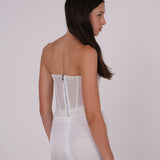 White Lace Corset