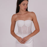 White Lace Corset