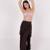 Peach Net Corset