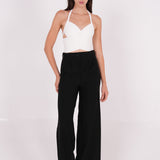 Ivory Cris Cross Top