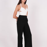 Ivory Cris Cross Top