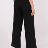 Black Crepe Trousers