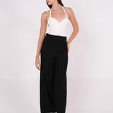 Black Crepe Trousers
