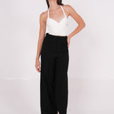 Black Crepe Trousers