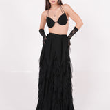 Black Backless Bralette