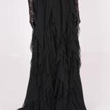 Ruffle Net Evening Skirt