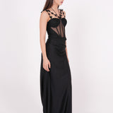 Black Mesh Corset