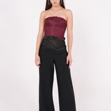 Organza Rose Top