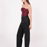 Organza Rose Top