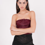 Organza Rose Top