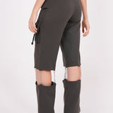 Olive Chain-Link Cargo Pant
