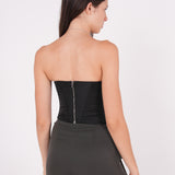 Beaded Satin Corset