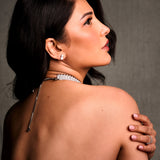 Shruti Haasan in Long Black Draped Dress